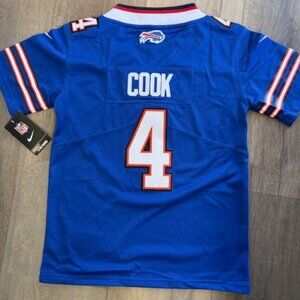 NEW NFL Buffalo Bills "Cook" #4 Jersey Youth Small